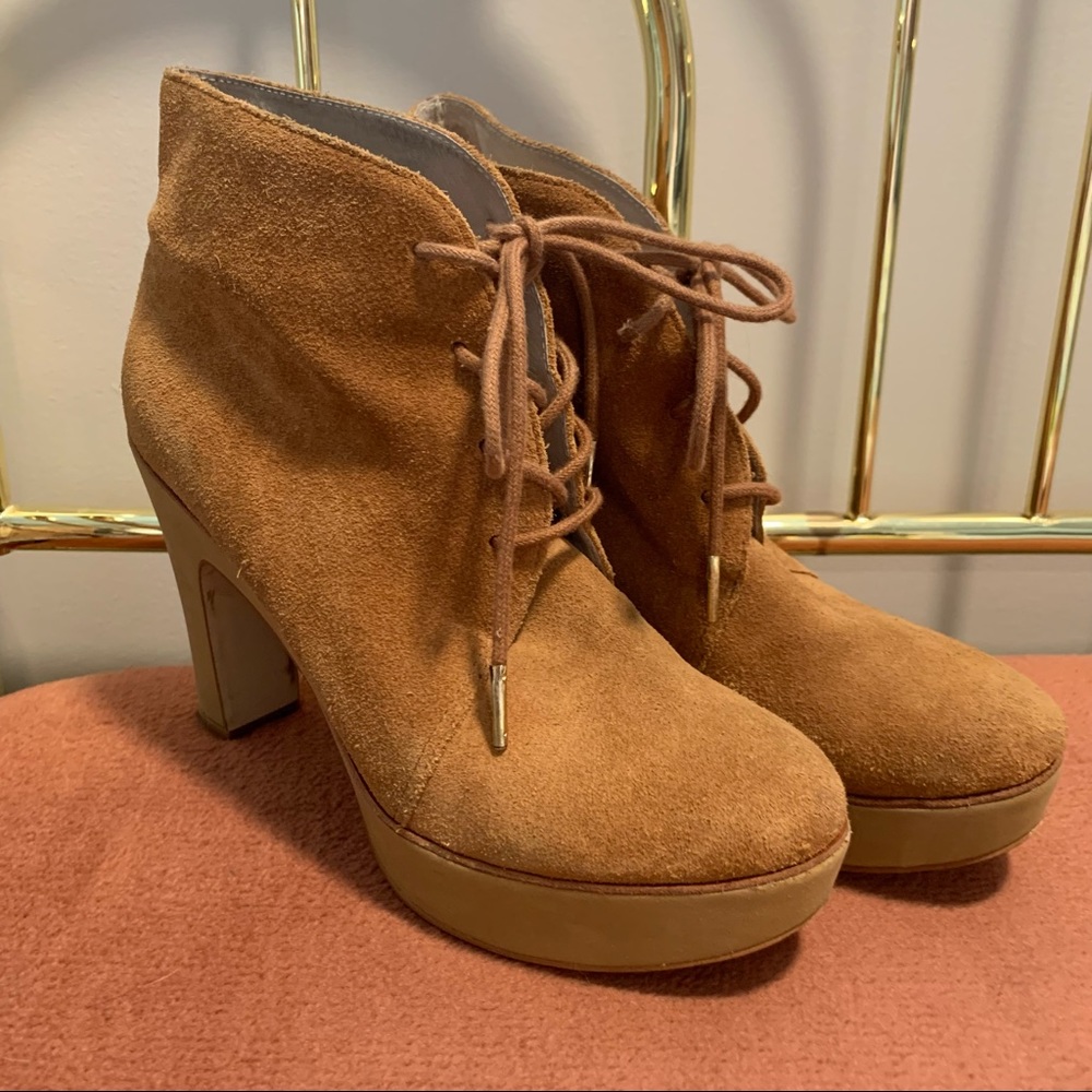 Michael Kors | Platform Suede Ankle Boots